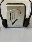Sony Walkman Wm-fx197 Am fm Radio Cassette Player W  Trh-2 Headphones tested