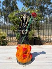 Santa Muerte Color Black 16  Holy Death Statue   Grim Reaper   Curada   Negra