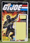 Vintage 1982 G i  Joe Snake-eyes V1 Full Uncut Peach File Card Back Explosion  