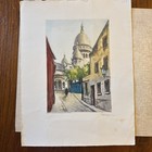 Lot Of 3 Vintage Garino carino Engraving Print signed titled mm 