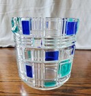 Vtg 1999 Mikasa  stratton Blue Green  Ice Bucket