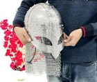 Medieval Viking Helmet With Chain Mail Maximilian   Armor Halloween Costume Larp