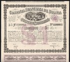 1928 Valparaiso  Chile  Compania Huanchaca De Bolivia
