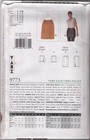 Uncut Vintage Vogue Sewing Pattern 9773 90s Leather Suede Micro Mini Skirt 6-22
