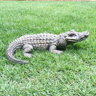 22 In  Gator The Alligator Bronze Patina Collectible Beach Statue