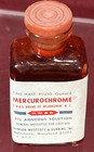 Vintage Nos Hw   D Brand Mercurochrome Medicine Bottle 1 2 Fl Oz 2-1 2  Tall