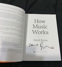  how Music Works  Signed By David Byrne Autographed Copy Book