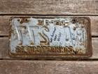 1966 Connecticut Repair License Plate Auto Mechanic   Rc 277