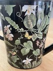 The British Gardening Company Floral Watering Can Black Botanical Ivy 10 5
