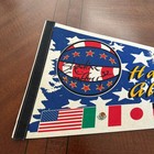 Harlem Globetrotters Pennant Signed Gaffney   Mario Green Auto Basketball
