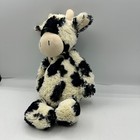 Jellycat I Am Medium Bashful Calf Plush Black And White Spots Cow Clean Stuffed