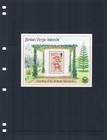  4 50 Scott Value - 1987 Bvi Virgin Isl Flowers S s Caribbean Cv Mnh Nh Umm
