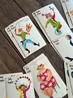 Vintage Whitman Old Maid Playing Card Game Deck Graphics Art No Box