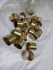 Lot Of 25 Pcs Solid Brass Mixed Plain Brass Collars For Walking Stick Making