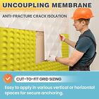 Maxkosko Uncoupling Membrane For Tile  1 8   3mm  Thick Waterproof Underlayment