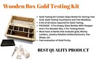5ps Gold Testing Glass Bottle Acid Box And 1 Stone 8 Compartments Kit For Gold