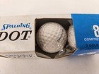 Vintage Spalding Dot Golf Balls Sleeve Of 3 Black Dot  2 Balls