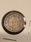 1872h Newfoundland 10 Cents Silver Coin