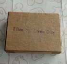 Apple Green Translucent Dice 5 8  Vintage Set Of 10 In Original Box White Dots