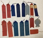Vintage 1938 - 1942 Indiana Farmers   County Fair Award Ribbons Lot Of 16