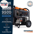 Generac 12 500 Watt Tri Fuel Generator With Efi And Electric Start