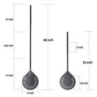 Nutuni 12 9 Inch Perforated Pizza Peel Set Turning Paddle Oven Compatible