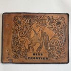 Cheyenne Frontier Days Tooled Leather Miss Frontier Album Cover Rodeo Cowgirl Wy