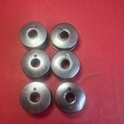 6 Original  1-hole Singer Early Class 66 Sewing Machine Bobbins