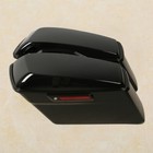Vivid Black Hard Saddle Bags W  Latch Fit For Harley Touring Glide 2014-2023