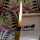 Colibri Caprice Collection Stick Lighter Original Box Brushed Gold- Rare 