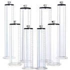 Acrylic Cylinder Wide Flange Untapered 3 Mm Thick Walls For Penis Vacuum Pump Us