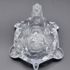 Northwood 6 Hole Clear Glass Turtle Flower Frog 4 
