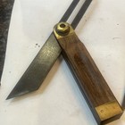 Two Antique Sliding T Bevel Square Rosewood Brass Usa 8    Lot