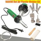 1600w Plastic Hot Air Welding Heat Gun Set Welder Pistol Tool Kit   Tip Nozzle
