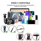 220v To 110v Step Down Voltage Converter 230w Power Converter 2-outlet 4 Usb