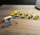 N Scale1 160 Construction Scene  8pc Set  Vehicles  Dumpster  Portapotty  Office