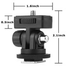 Holder Quick Release Universal 1 4  Screw Hot Shoe Mount Flash Bracket Cold Shoe