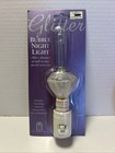 Glitter Bubble Night Light Plug In Vintage Nos Christmas Holidays