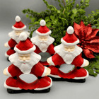 Department 56 Santa Claus Napkin Rings Set Of 4 Christmas Napkin Holders