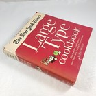 Vintage New York Times Cook Book Large Type 1968 Illustrated Dust Jacket