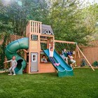 Swing Set Playset Outdoor Playground Wooden Backyard Equipment Children Kidkraft