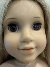 Pleasant Company American Girl 18  Doll Blonde Hair Brown Eyes Open Mouth Teeth