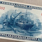 Netherlands Antilles 2 1 2 Gulden Banknote P-a1b Nd 1964 Aunc Rare Currency