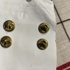    deputy    Sheriff Silver Police  Collar Brass- Pin   Clutch- New - Rank Insignia