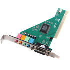 4 Channel 5 1 Surround 3d Pc Pci Sound Audio Card W game Midi Port Sound Card