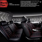 Aomsazto Leather Car Seat Covers Fit For 2007-2025 Chevy Chevrolet Silverado    