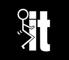 Fuck-it Funny Vinyl Decal Car Truck Window Sticker Fck It Diecut F ck It
