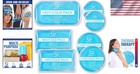 Reusable Gel Cold Cold Packs Hot Therapy Packs For Injuries 7 Pack Variety