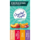 Crystal Light Energizing Variety Pack  44 Ct On-the-go Drink Mix Packets  Powder