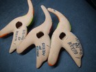 Set Of 3 Mexican Talavera Hummingbirds D  cor  Garden  Kitchen Wall Decore